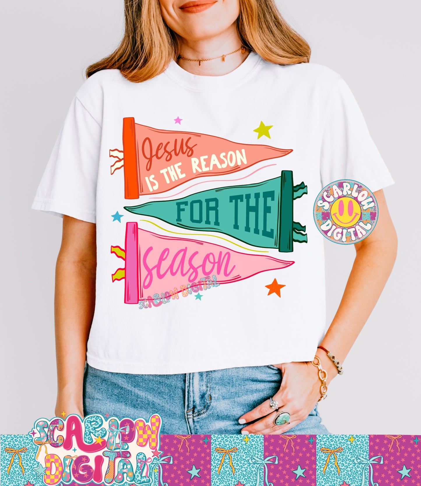 Jesus is the Reason for the Season PNG Digital Design