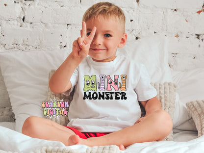 Mini Monster PNG-Halloween Sublimation Digital Design Download-spooky season png, kids halloween png, png for kids, trendy png, scary png