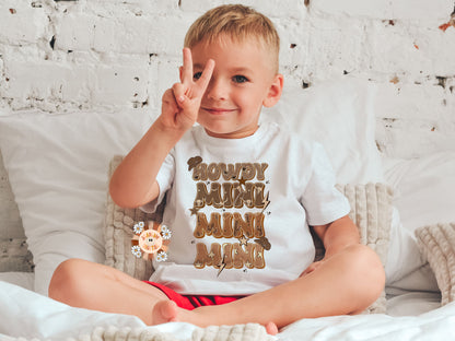 Howdy Mini PNG-Western Sublimation Digital Design Download-cowboy png, cowgirl png, country kid png, boho mini png, retro mini png, mom & me