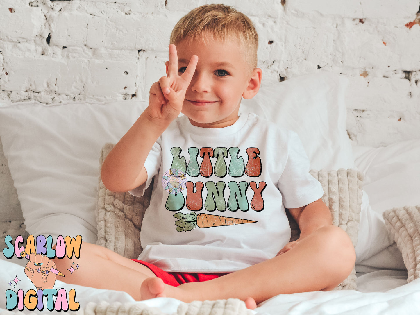 Little Bunny PNG-Easter Sublimation Digital Design Download-carrot png, boy easter png, mama mini easter png, easter mommy and me png file