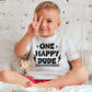 One Happy Dude SVG-Retro Cricut Cut File Digital Design Download-checkered svg, svg for boys, little boy svg, mommy & me svg, retro boy svg