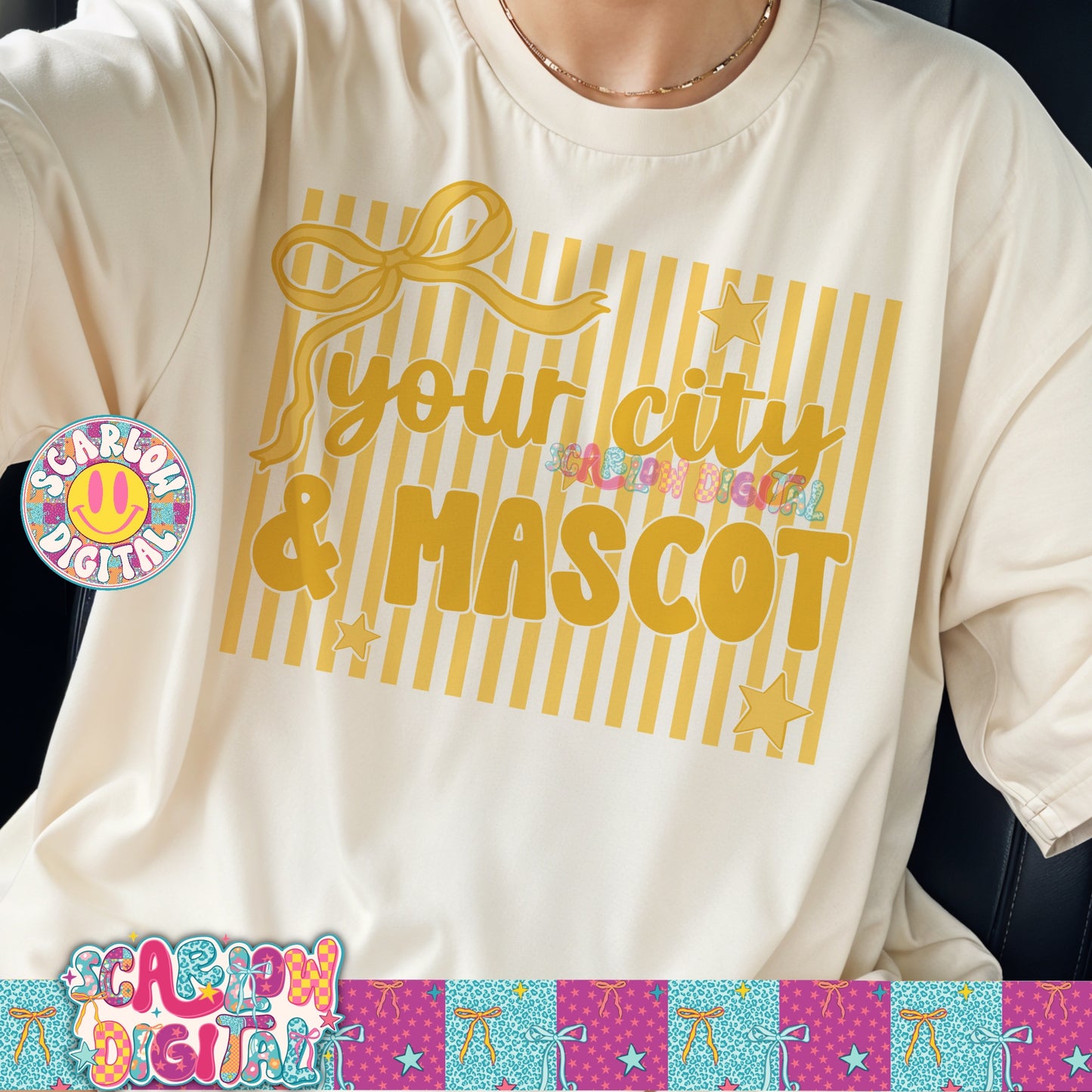 Yellow Mascot Custom Design  - REVIEW DESCRIPTION BEFORE PURCHASING