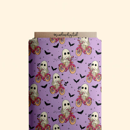 Cycopath Seamless Pattern-Halloween Sublimation Digital Design Download-spooky seamless file, ghost seamless file, fall seamless patterns