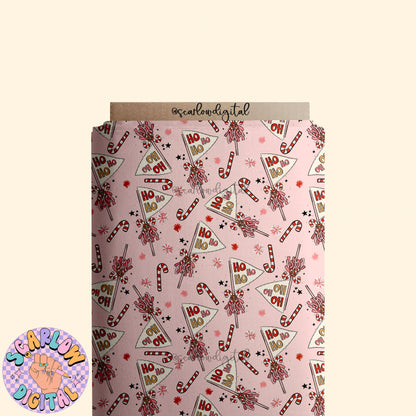 Christmas Flag Seamless Pattern Sublimation Digital Design Download, candy cane seamless pattern, girly christmas seamless pattern design