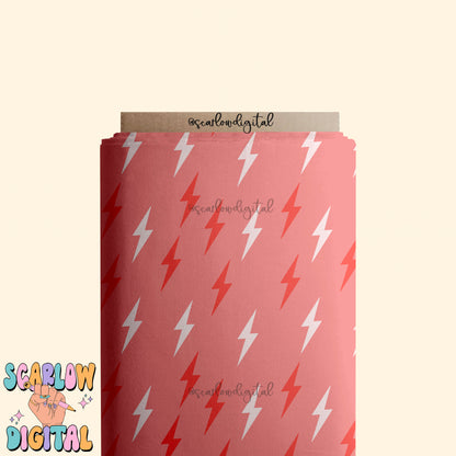 Lightening Bolt Seamless Pattern-Retro Sublimation Digital Design Download-girly seamless pattern, valentine's day seamless pattern design