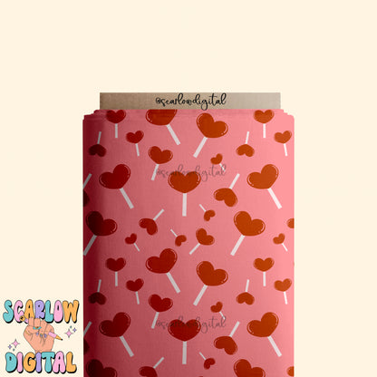 Heart Sucker Seamless Pattern-Valentine's Day Sublimation Digital Design Download-hearts seamless pattern, retro valentine's day designs