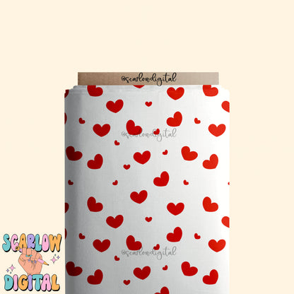 Hearts Seamless Pattern-Valentine's Day Sublimation Digital Design Download-red hearts seamless pattern, valentine's day digital paper