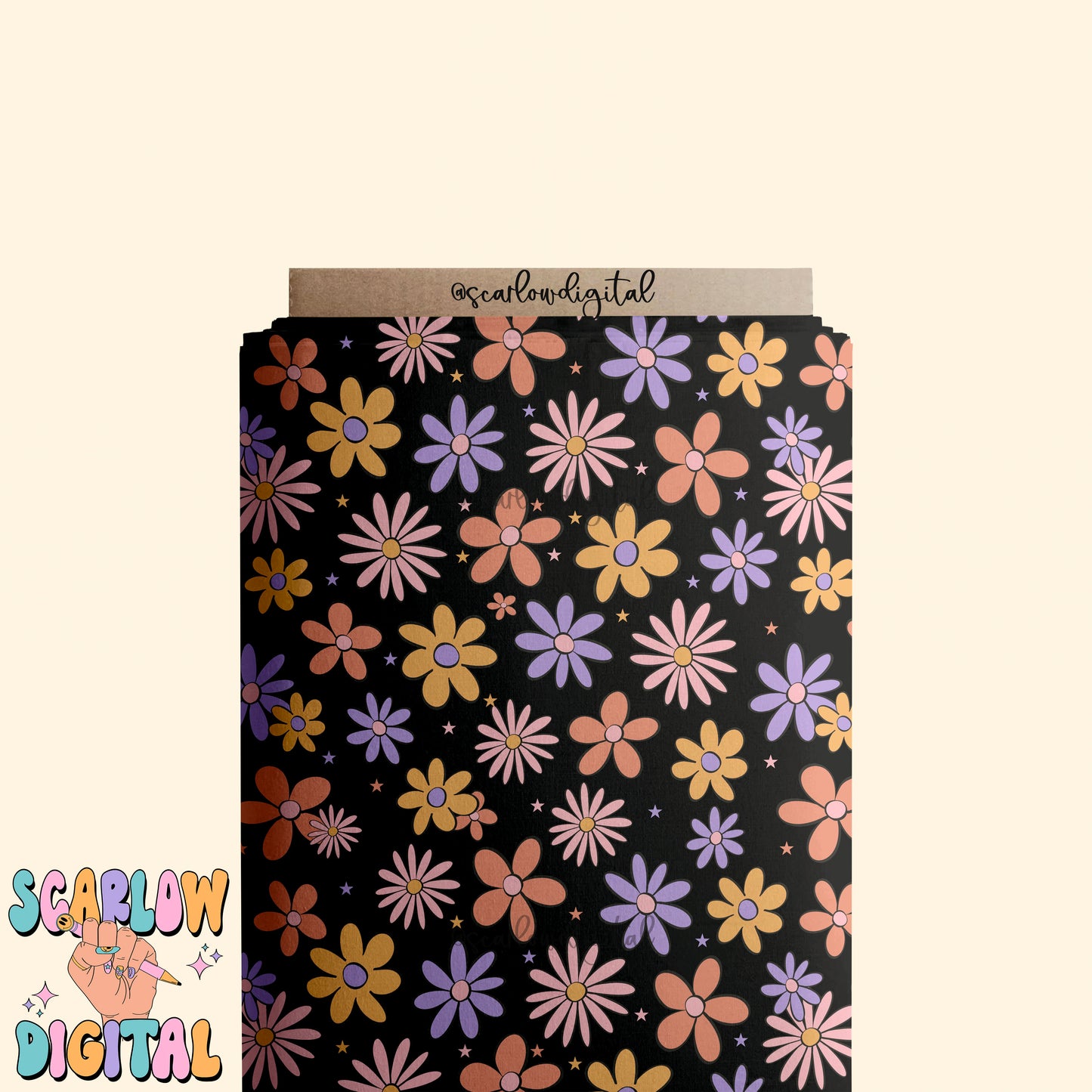 Flowers Seamless Pattern Digital Design Download, trendy seamless paper, floral seamless file, girl digital paper, girl designs, spring png