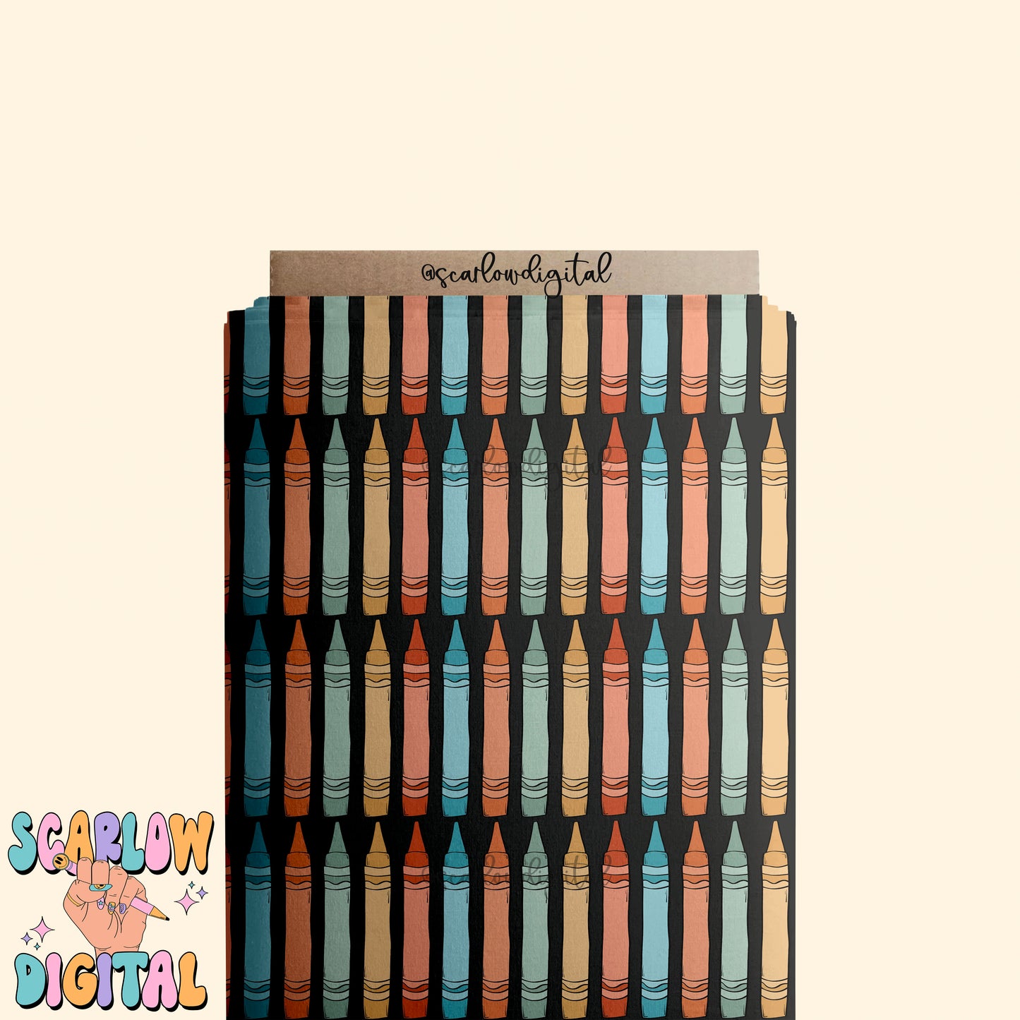 Crayons Seamless Pattern Digital Design Download, back to school digital paper, boy school seamless print, colorful teacher seamless designs