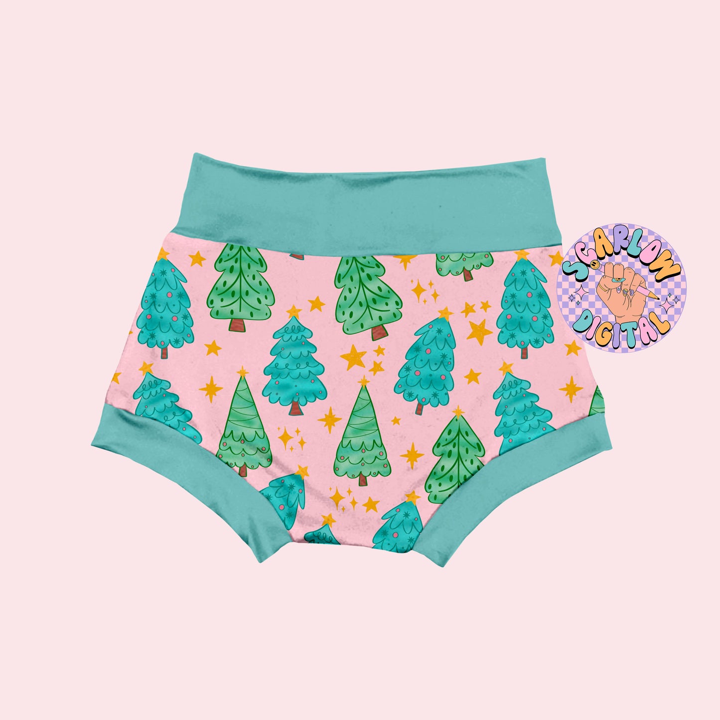 Christmas Trees Seamless Pattern Sublimation Digital Design Download, christmas seamless, girl christmas seamless, pastel christmas seamless