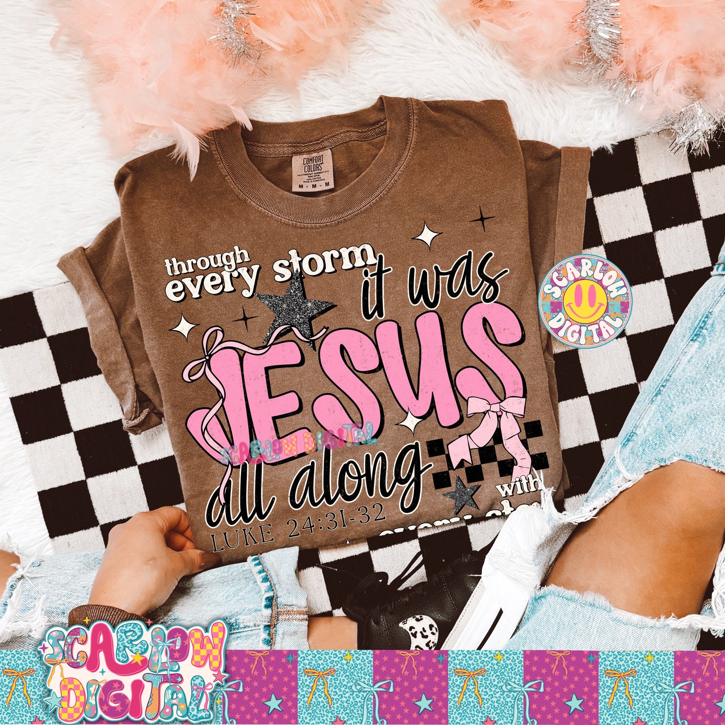 It Was Jesus All Along PNG Digital Design