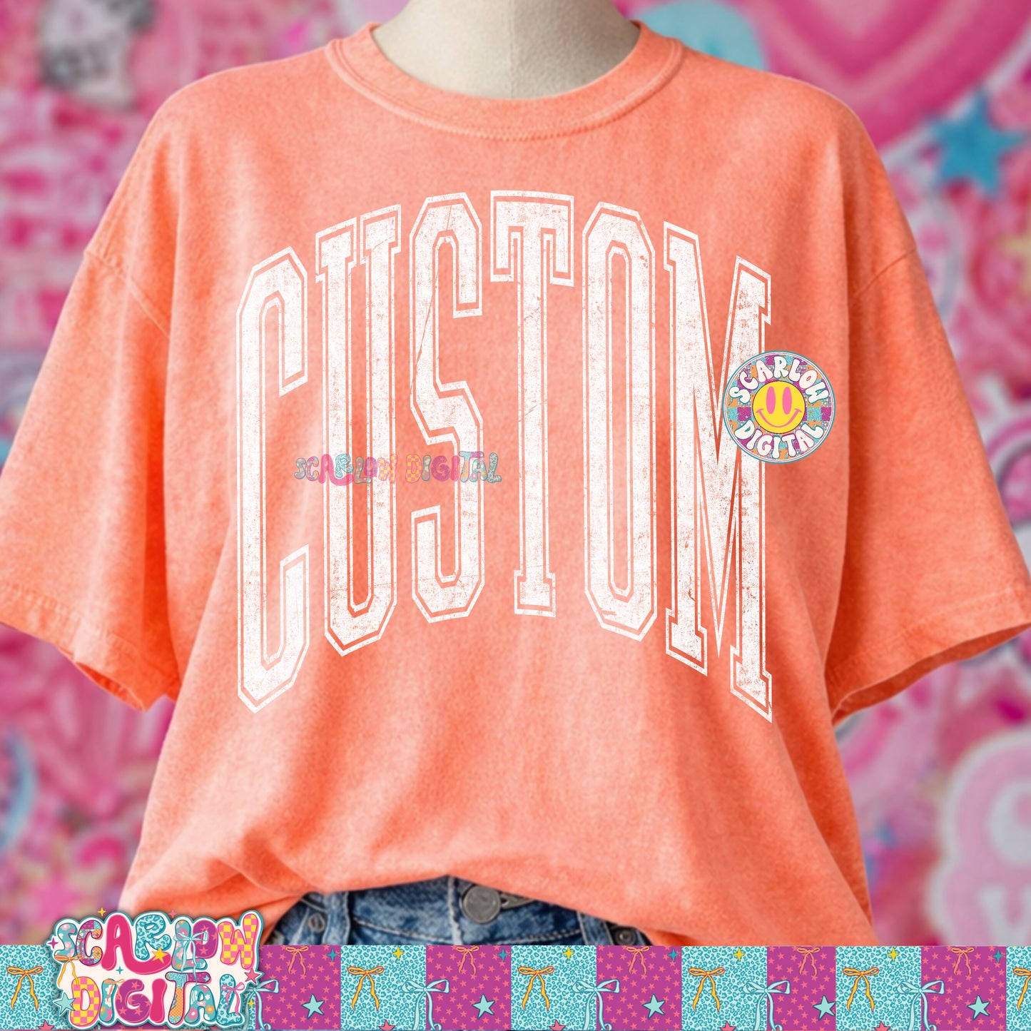 Oversized Custom Design  - REVIEW DESCRIPTION BEFORE PURCHASING