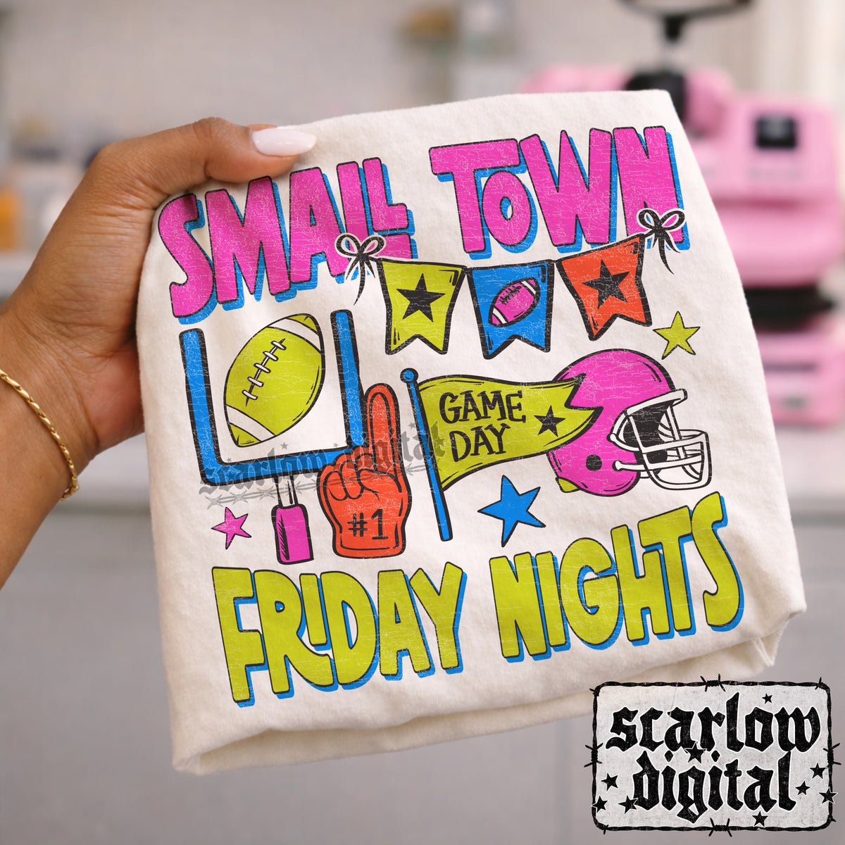 Small Town Friday Night PNG Digital Design★ EXCLUSIVE DESIGN  ★ Only available until 10/04 ★
