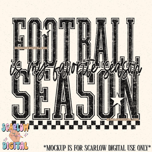 Football Season is My Favorite Season PNG Digital Design