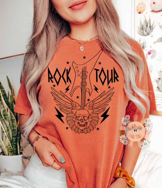 Rock Tour PNG-Grunge Sublimation Digital Design Download-rock guitar png, record png, boy png, edgy png, rock music png, gothic png, trendy png