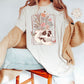Floral Skull PNG Sublimation Digital Design Download, flowers png, skeleton png, butterfly png, trendy png, boho png, retro png, women png