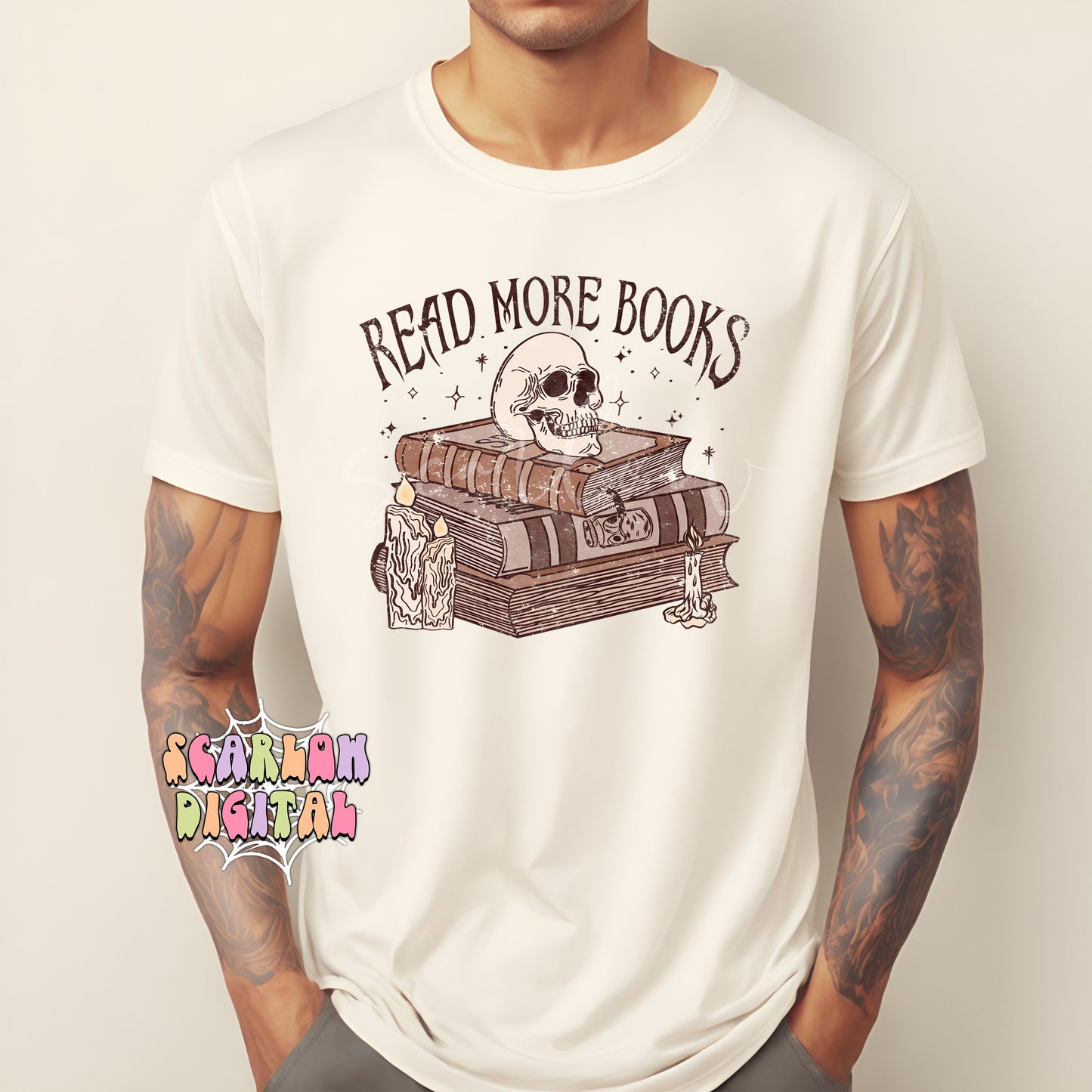 Read More Books PNG-Halloween Sublimation Digital Design Download-book reader png, spell book png, spooky season png, halloween teacher png