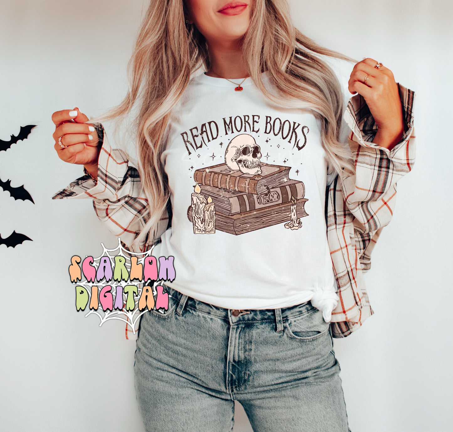 Read More Books PNG-Halloween Sublimation Digital Design Download-book reader png, spell book png, spooky season png, halloween teacher png