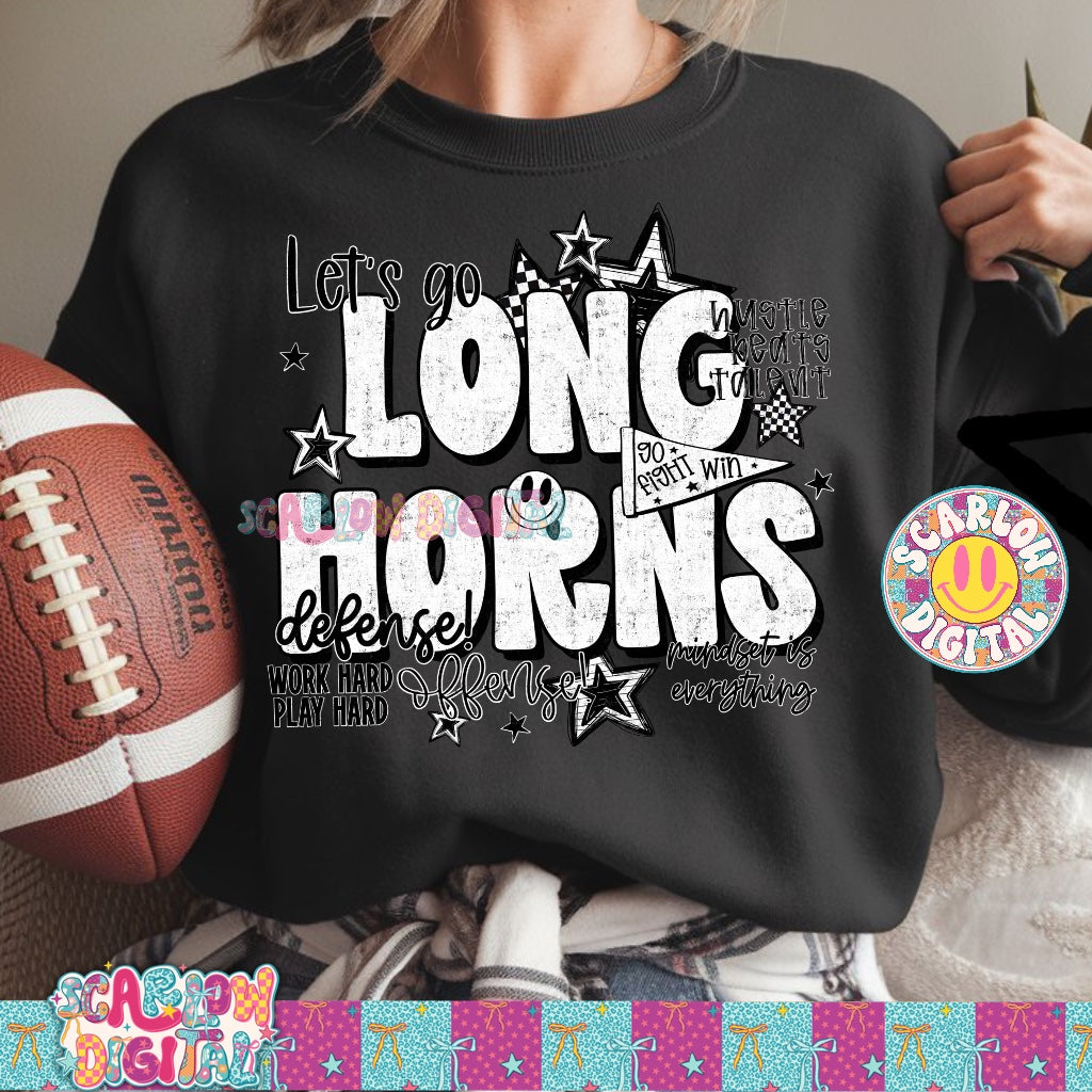 Longhorns PNG Digital Design