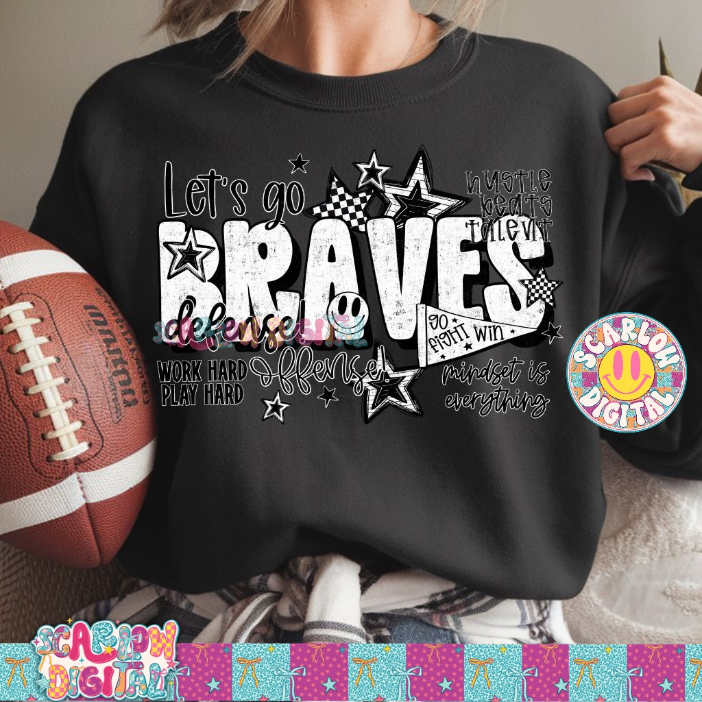 Braves PNG Digital Design