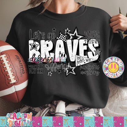 Braves PNG Digital Design