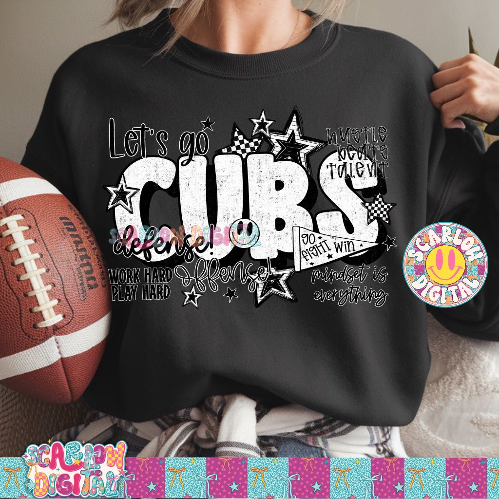 Cubs PNG Digital Design