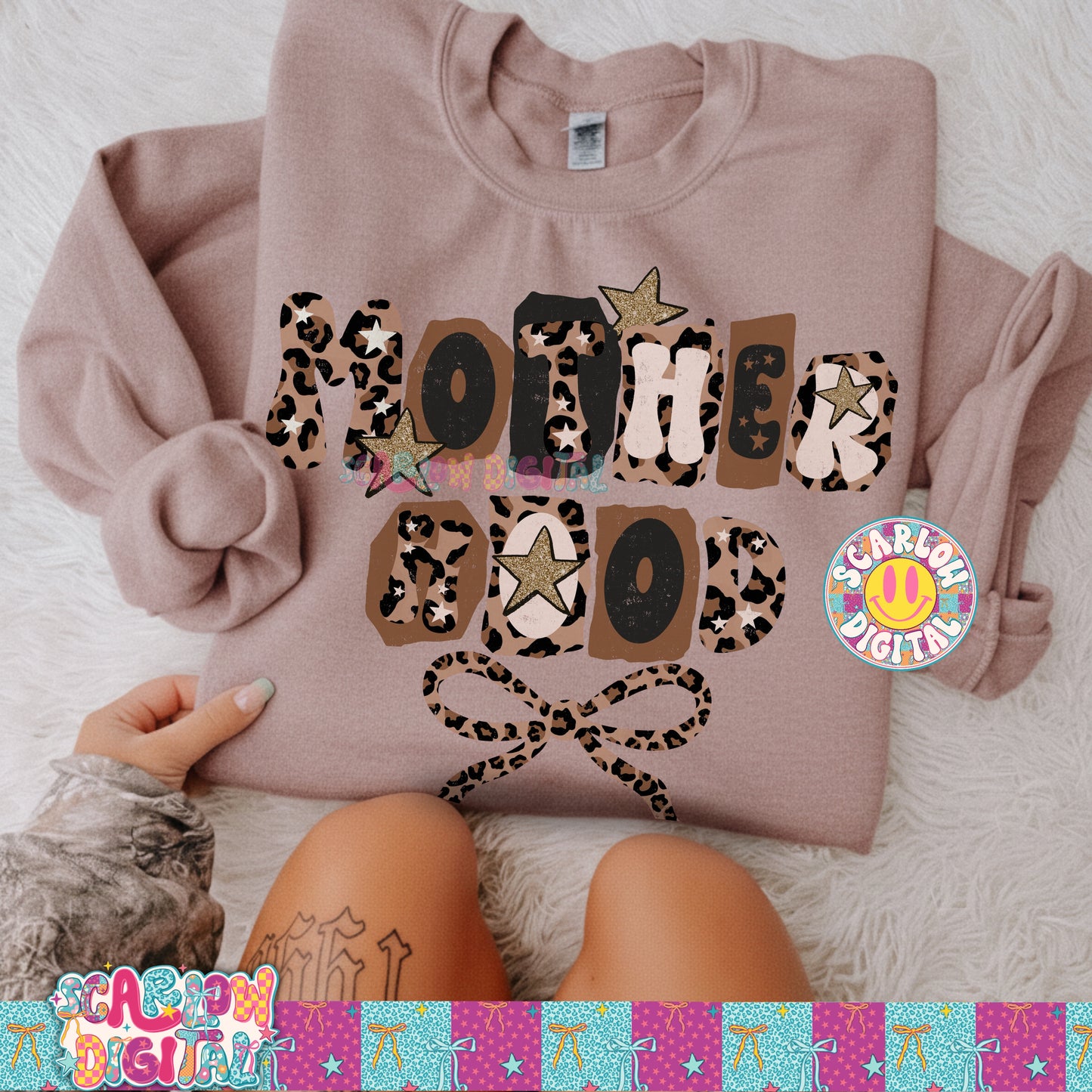 Motherhood PNG Digital Design