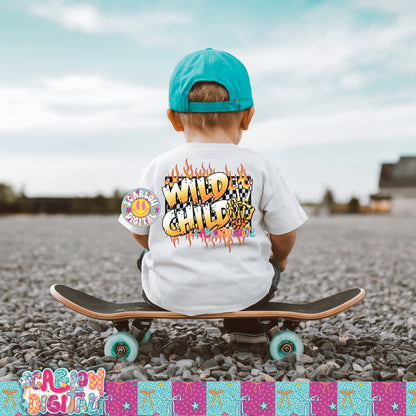 Wild Child PNG Digital Design