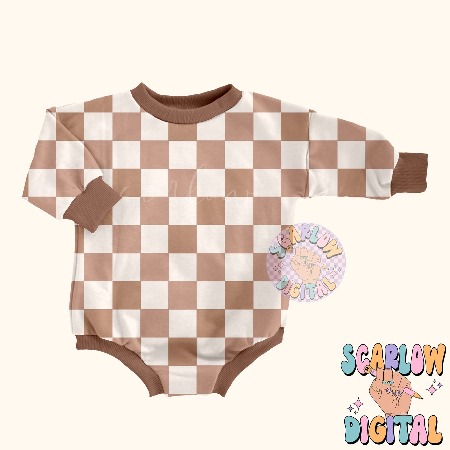 Brown Checkers Seamless Pattern Sublimation Digital Design Download-checkers digital paper, retro seamless pattern, simple seamless pattern