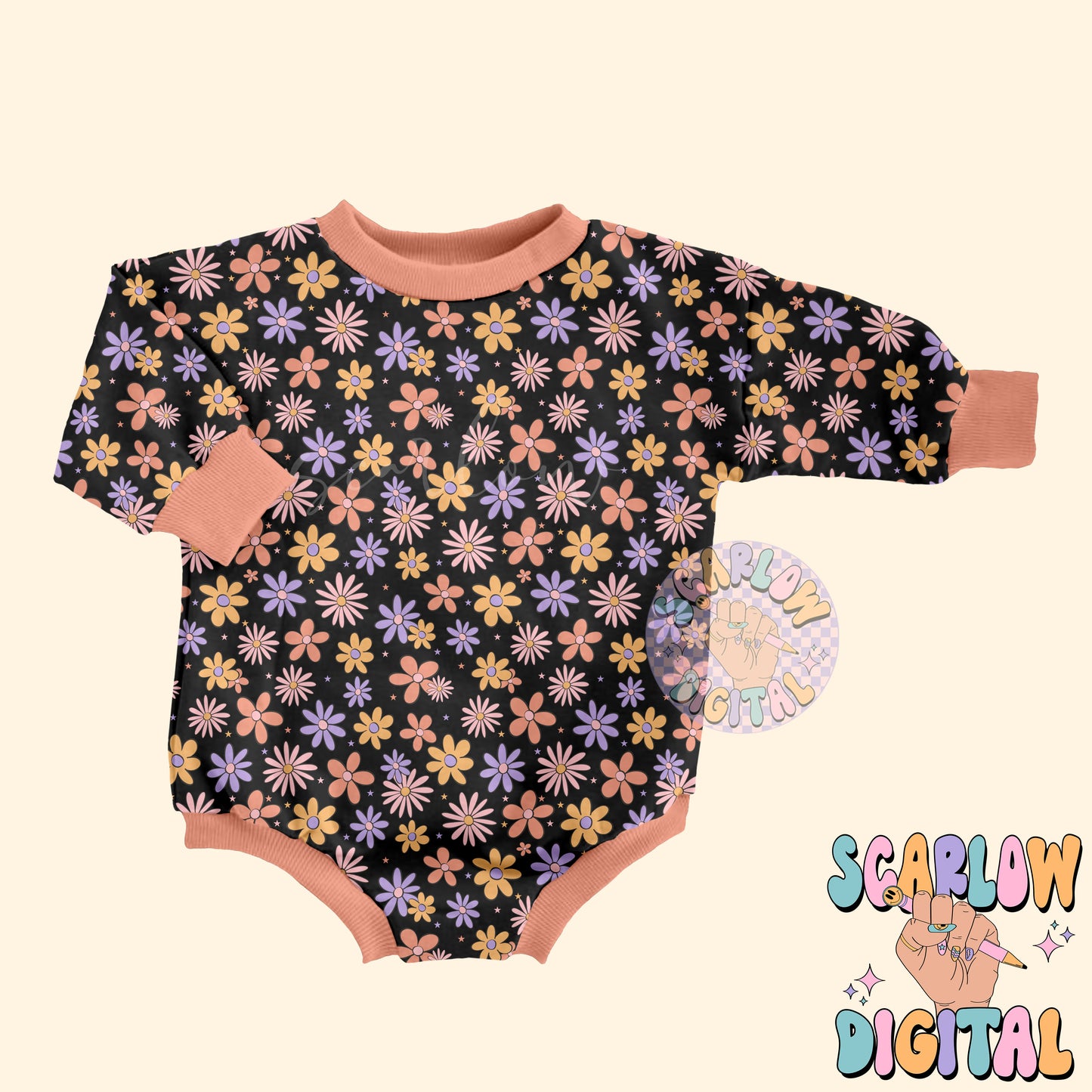 Flowers Seamless Pattern Digital Design Download, trendy seamless paper, floral seamless file, girl digital paper, girl designs, spring png