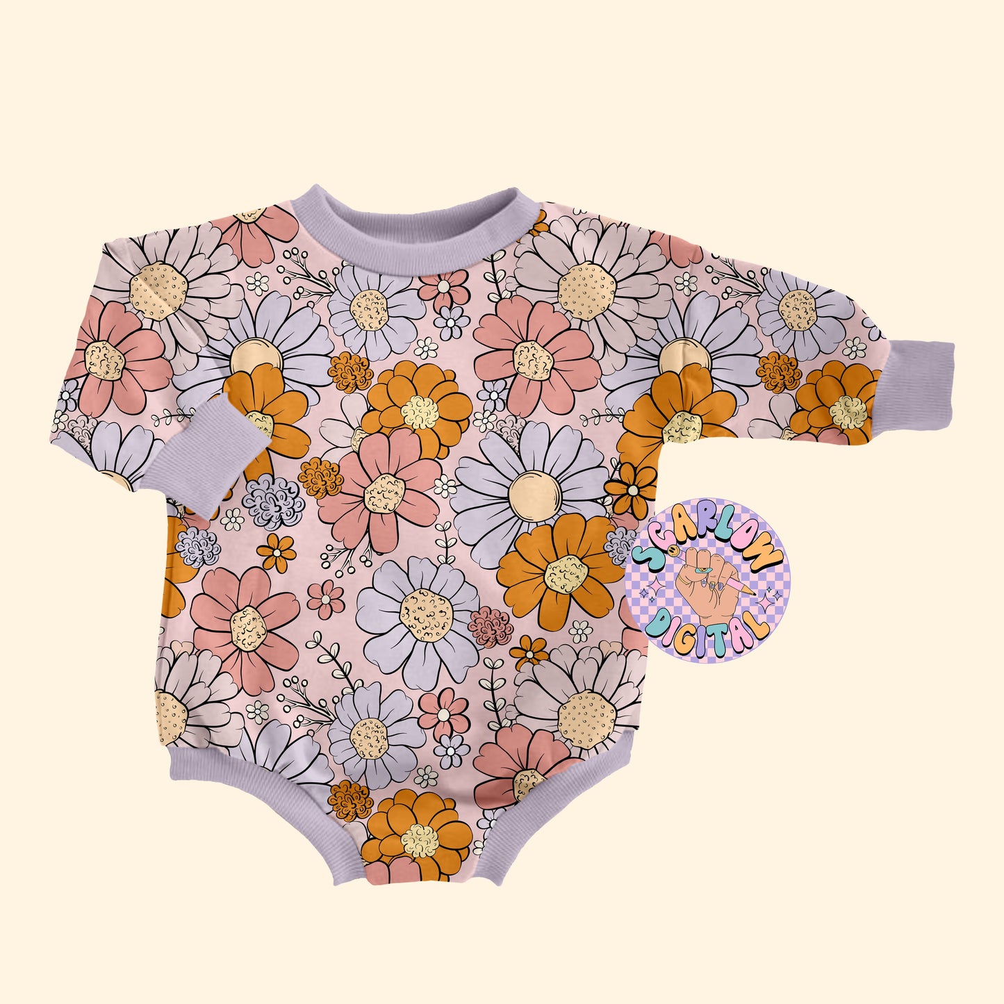 Floral Seamless Pattern Sublimation Digital Design Download, flowers seamless pattern, girl surface pattern, colorful seamless, fun seamless