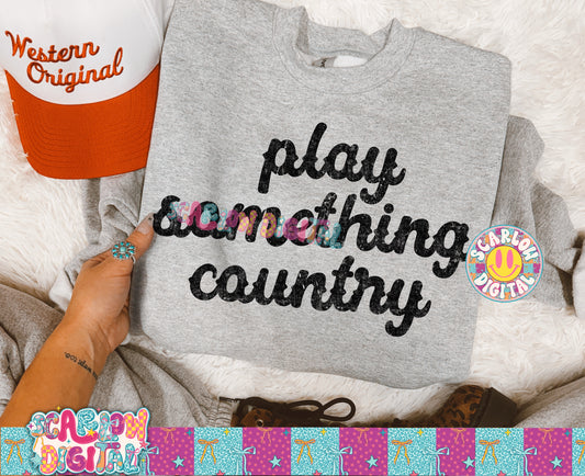 Play Something Country PNG Digital Design