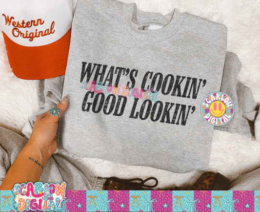 What's Cookin' Good Lookin' PNG Digital Design
