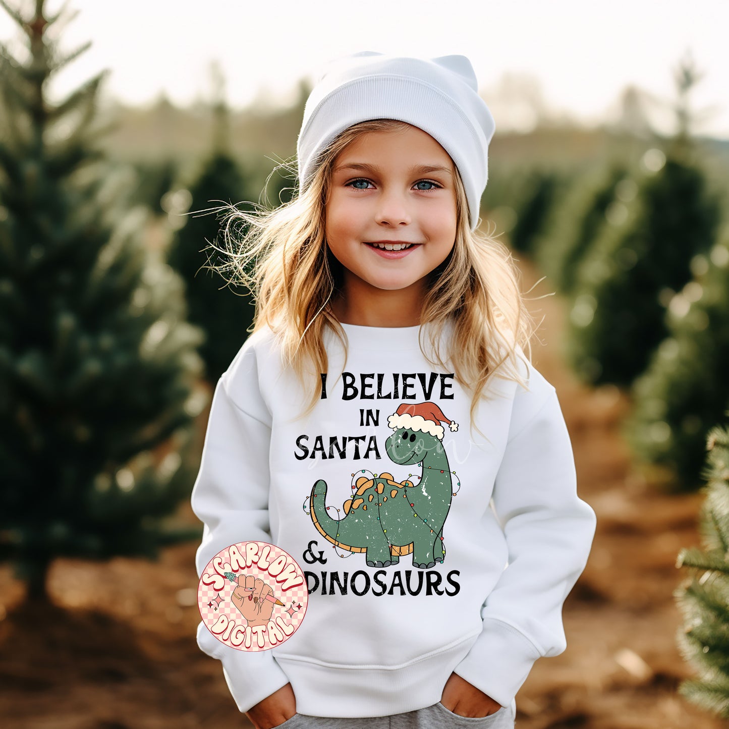 I Believe in Santa and Dinosaurs PNG-Christmas Sublimation Digital Design Download-boys christmas png, dinos png, boy designs, funny png
