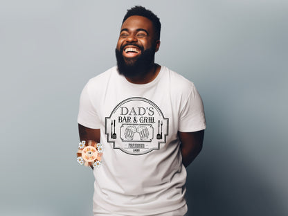 Dad's Bar and Grill SVG-Daddy Cricut Cut File Digital Design Download-funny dad svg, png for dads, grill out svg, svg for dads, trendy svg