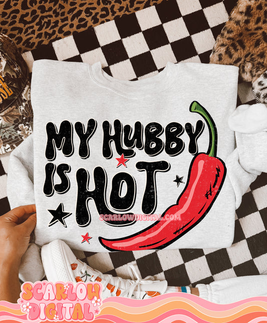 My Hubby is Hot PNG Digital Design