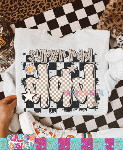 Super Rad Dad PNG Digital Design