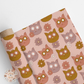 Cats Seamless Pattern-Retro Sublimation Digital Design Download-cool cat seamless pattern, cat mama seamless file, cat lovers sublimation