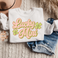 Lucky Mini PNG-Saint Patrick's Day Sublimation Digital Design Download-clover png, lucky mini png, png for daughter, mama mini png designs