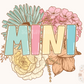 Mini PNG-Floral Bouquet Sublimation Digital Design Download-spring mini png, floral mini png, easter mini png, little girl png, png for kids