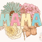 Mama PNG-Floral Bouquet Sublimation Digital Design Download-spring mama png, floral mama png, easter mama png, mommy png, png for moms