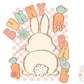 Bunny Babe PNG-Easter Sublimation Digital Design Download-spring time png, carrots png, floral png, spring flowers png, easter bunny png