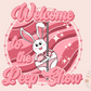 Welcome to the Peep Show PNG-Easter Sublimation Digital Design Download-easter bunny png, spring png, funny easter png, easter pun png designs