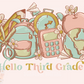 Hello Third Grade PNG-Back to School Sublimation Digital Design Download-grade school png, boho png, school girl png, trendy png designs