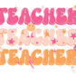 Teacher PNG-Retro Sublimation Digital Design Download-educator png, back to school png, school teacher png, boho teacher png, teaching png