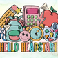 Hello Headstart PNG-Back to School Sublimation Digital Design Download-early education png, retro png, trend png, unisex png, school png