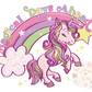 Magical Days Ahead PNG-Unicorn Sublimation Digital Design Download-fairytale png, rainbow png, retro png, mystical png, storybook png design