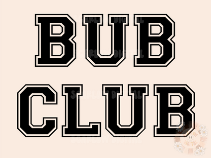 Bub Club SVG Digital Design Download, cricut svg design, boy svg files, little boy svg, big brother svg, little brother svg, boy png design