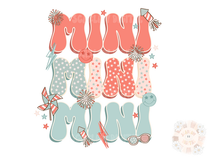 Mini PNG-Fourth of July Sublimation Digital Design Download-stars and stripes png, red white and blue png, patriotic png, american kid png