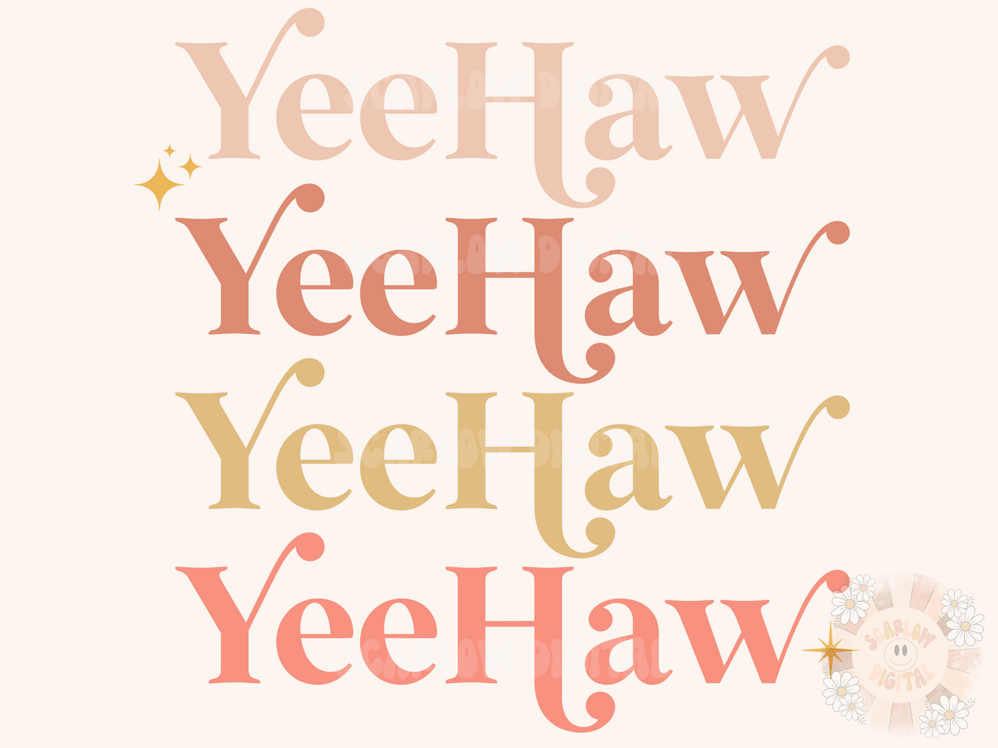 Yeehaw PNG-Western Sublimation Digital Design Download-cowboy png, cowgirl png, southwest png, southern slang png, country png, simple png